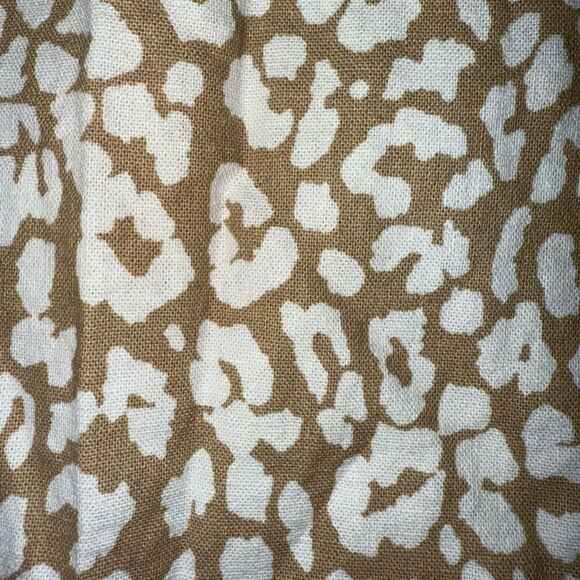 J. Crew Linen-cotton leopard drawstring pant Size 8 - Picture 3 of 9